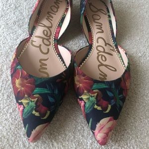 Sam Edelman Floral D’Orsay Flats
